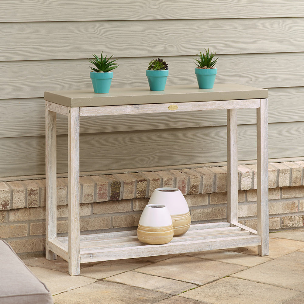 Picture of Pebble Lane 66-SH102CML 37 in. Bali Earth Console Table - Large