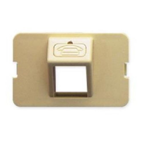 Picture of Bezel- Elite- Angled- 1-Port- Ivory