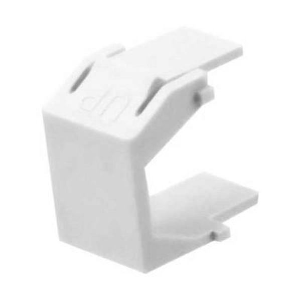 WAV-FP00BWH-S Blank Module Insert, White - Pack of 10
