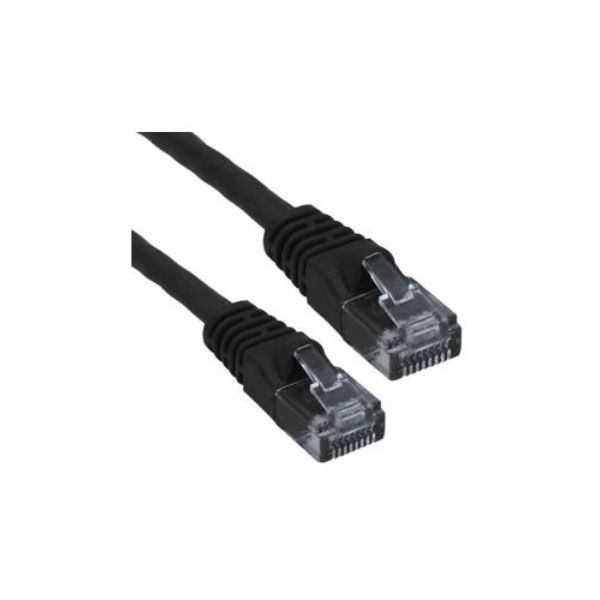 Picture of Wavenet WAV-6E04UMBK-PC-01 1 ft. Cat6 Patch Cord Booted, Black