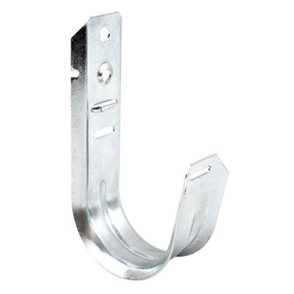 2 in. J Hook Wall Mount Style, Silver - Pack of 25