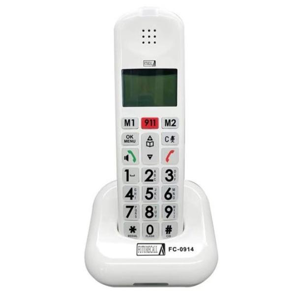 Picture of Future Call FC-0914 40 Db Dect Cordless Amplified Phone - White