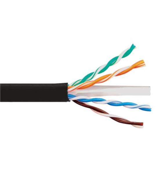 CAT6e CMR PVC Cable, Black