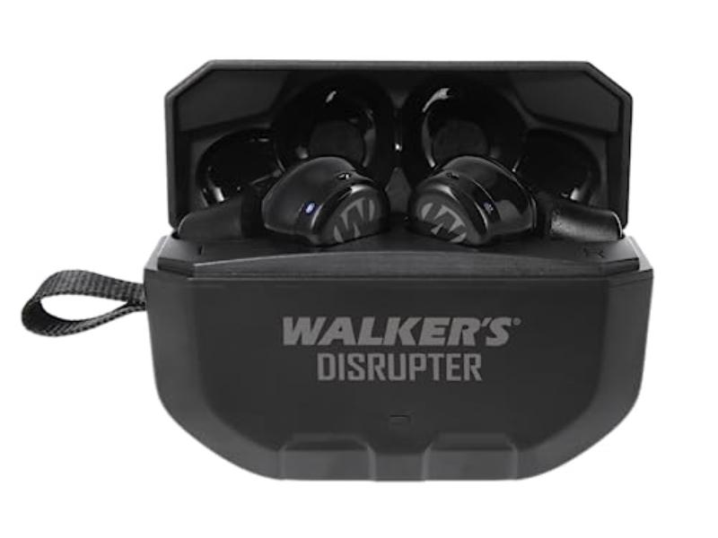 Picture of Walkers Game Ear WGE-GWP-DSRPT Walkers Disruptor Noise Canceling Bluetooth Earbuds with Forward Focus Mode - Impulse Cancellation&#44; Black
