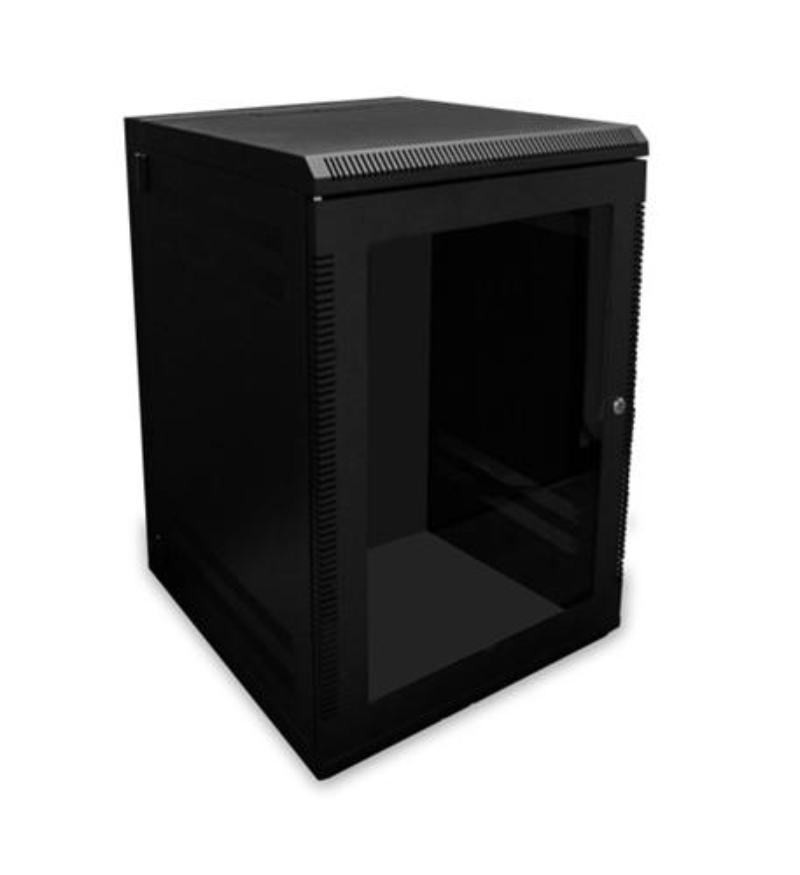 Picture of Wavenet WAV-CBTF-WM18U-SW 18U Wall Mount Cabinet&#44; Black