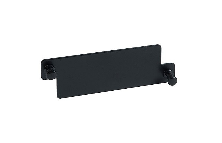 -ICFOPB00HK Blank HD Fiber Optic Rack Mount Enclosure Adapter Panel, Black Powder Coat