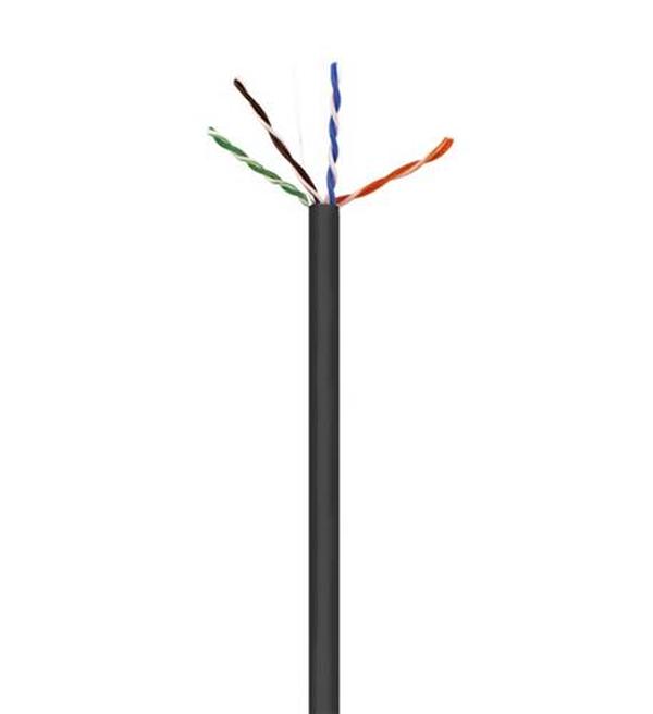 WAV-CAT6V-PLEN-BK 1000 ft. Cat6 Plenum No Spline UTP Cable - Black