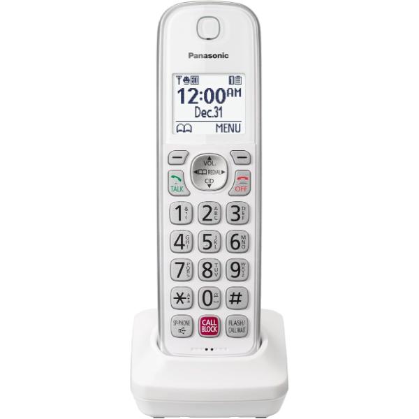 Picture of Panasonic KX-TGDA83W Cordless Phone Handset Accessory with KX-TGD83x Series&#44; White