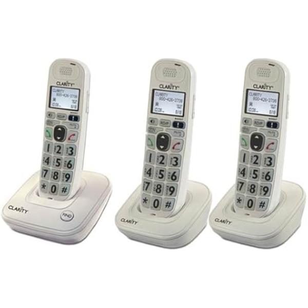 Picture of Clarity CLARITY-D704C D704 Moderate Hearing Loss Cordless Phone with D704HS Expandable Handsets