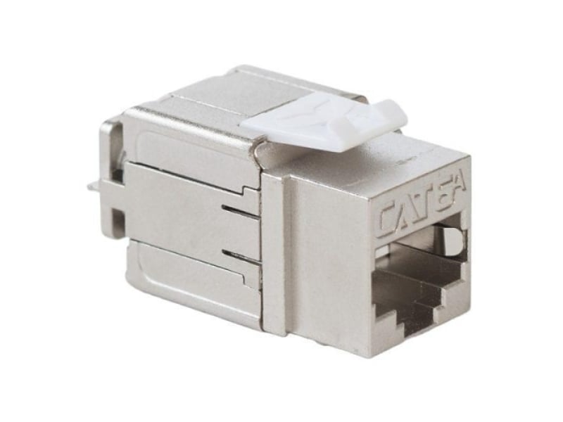 -IC107SATA0 CAT6A RJ45 Keystone Jack, FTP, HD Style Modular Connector