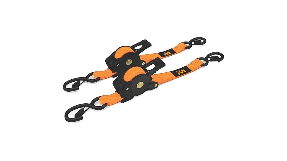 MUD-RRS10-2PK 1 in. x 10 ft. Retractable Ratchet Straps - Pack of 2