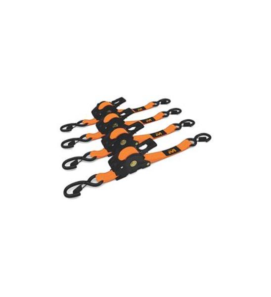 MUD-RRS10-4PK 1 in. x 10 ft. Retractable Ratchet Straps - Pack of 4