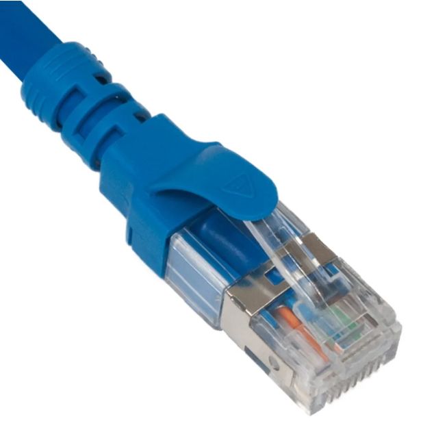 -ICPCSX01BL 1 ft. CAT6A U-FTP Ethernet Patch Cord, Blue