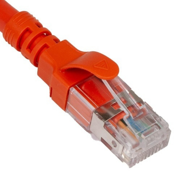 -ICPCSX01OR 1 ft. CAT6A Patch Cable, U-FTP, Orange - Pack of 10