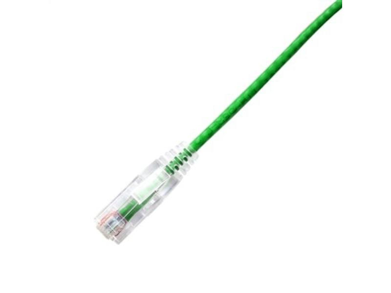 LYN-CPCS-6RD-003F 1 ft. CAT6 Slim Ethernet Patch Cable, Green