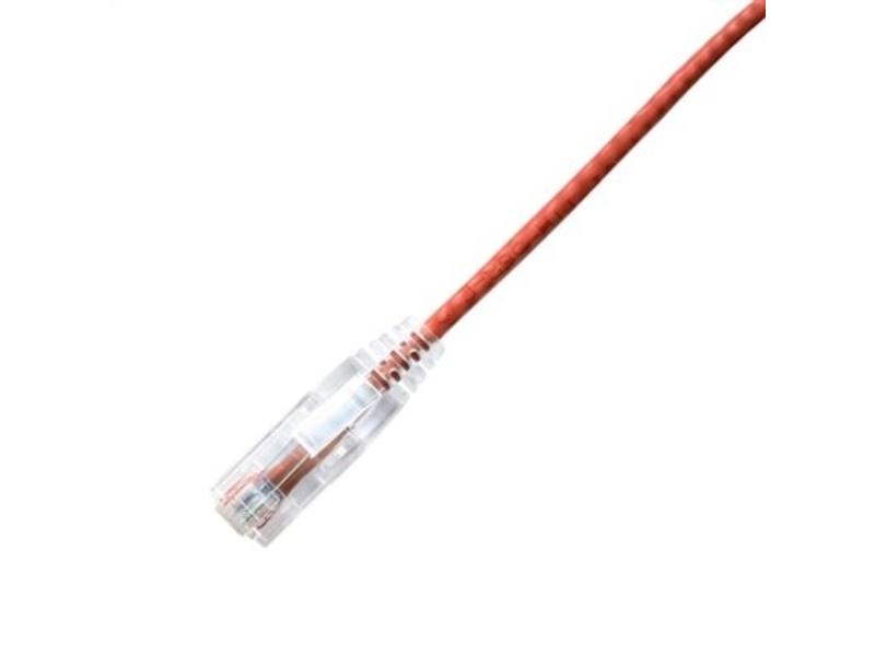 LYN-CPCS-6RD-005F 5 ft. CAT6 Slim Ethernet Patch Cable, Red