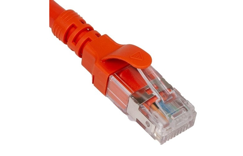 -ICPCSX07OR 7 ft. Cat 6A U-FTP Patch Cord - Orange - Pack of 10