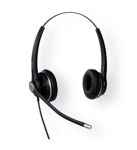 Picture of Snom SNO-A100D A100D Wired Binural Headset with QD RJ9