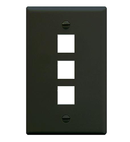 3-Port Face, Black