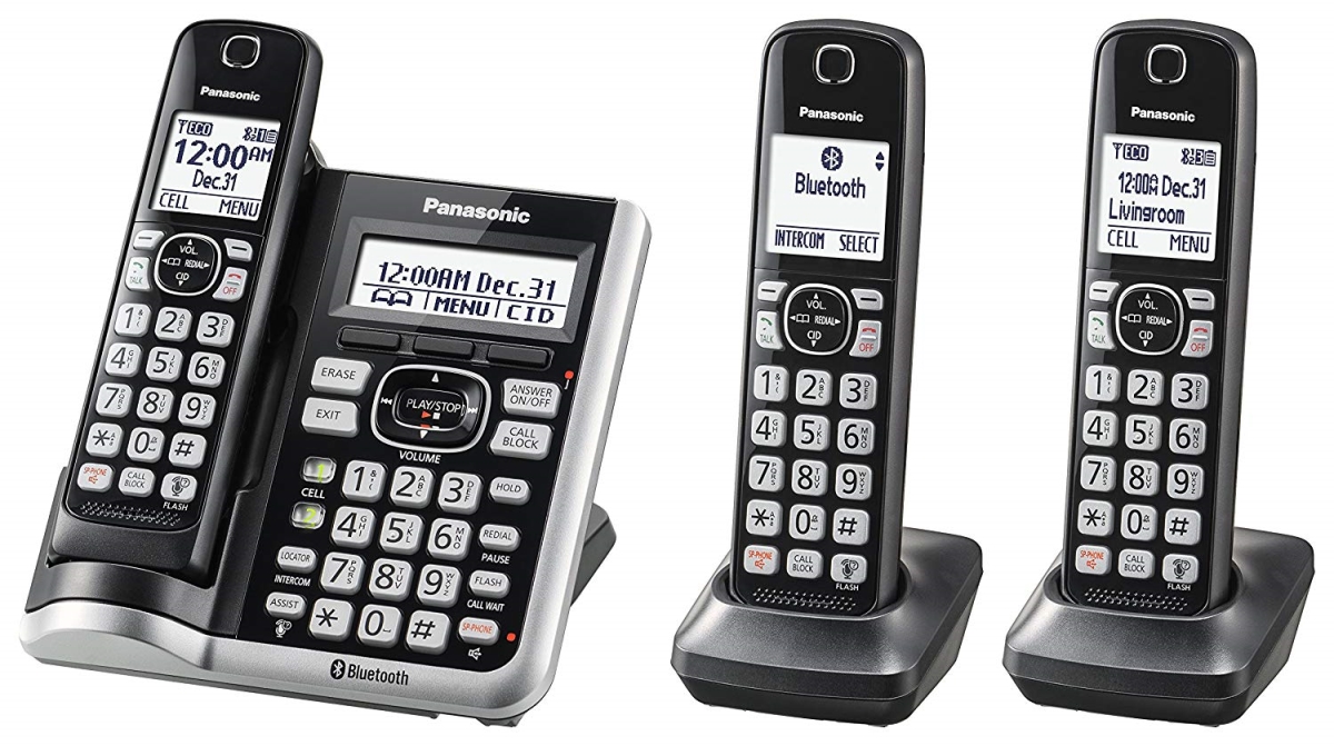 Picture of Panasonic KX-TGF573S Link2Cell Bluetooth Cordless Phone with Answering Machine