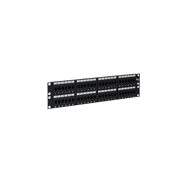 Picture of ICC ICC-ICMPP48CP6 48 Port 2RMS CAT 6 Feed-Thru Patch Panel