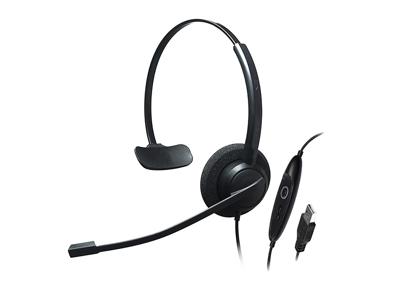 Picture of Addasound ADD-CRYSTAL-SR2731 Single Ear Noise Cancelling USB Headset