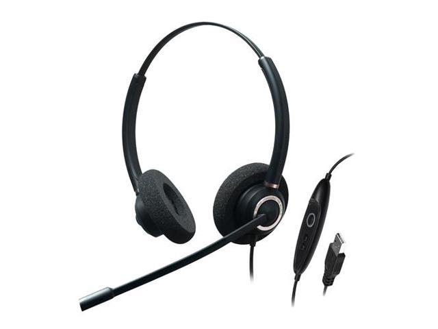 Picture of Addasound ADD-CRYSTAL-SR2832RG Dual Ear Phone with Stereo & Advance Noise Cancel USB