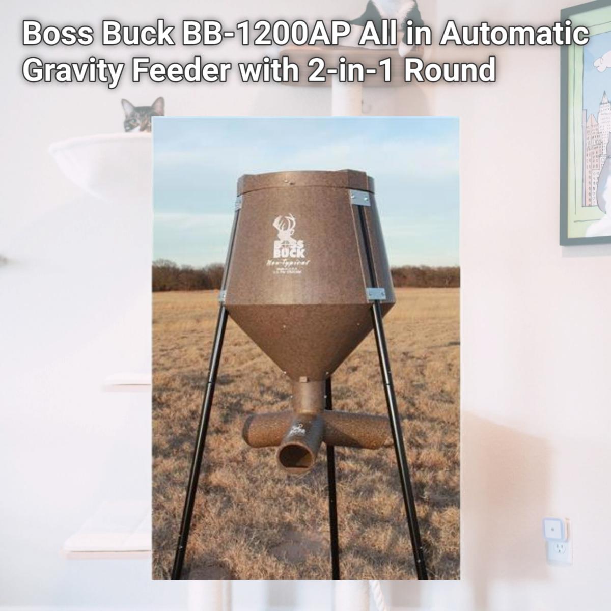 Picture of Boss Buck BB-1200AP All in Automatic Gravity Feeder with 2-in-1 Round