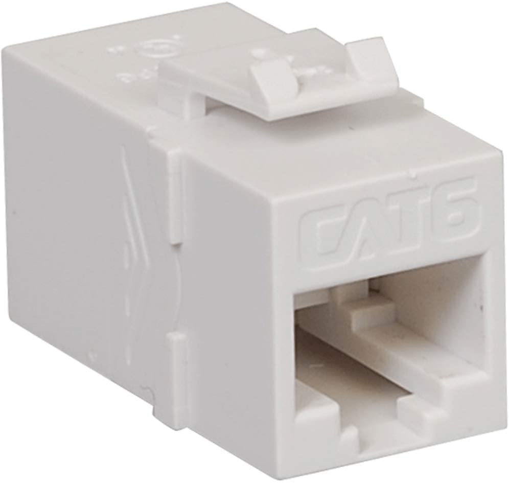 Picture of ICC ICC-IC107CP6WH Cat 6 Modular Coupler, White