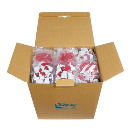 Picture of ICC ICC-IC107L6RWH Cat 6 No Jackez Module, White - Pack of 400