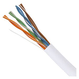 Picture of Wavenet WAV-CAT6E-CMR-WH 600MHz Cat6e High-Performance CMR Data Cable - White