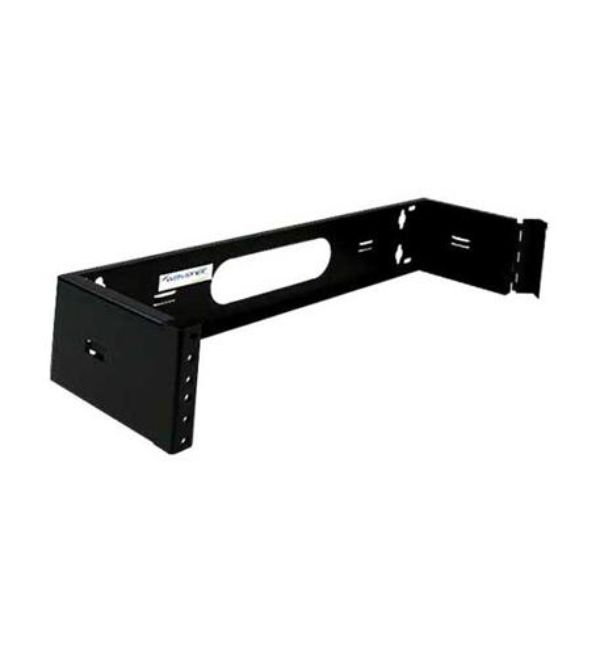WAV-WMHB-2U 2U Hinged Wall Bracket, Black