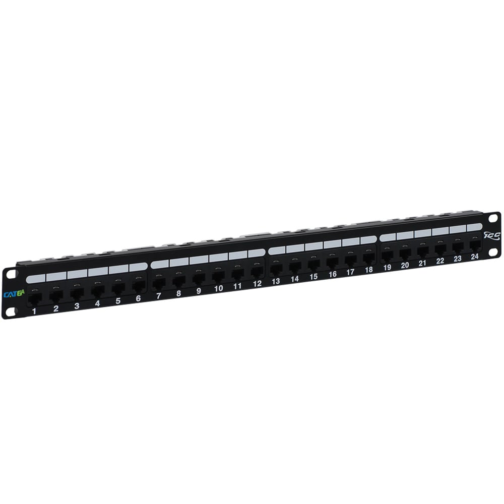 24 Port 1RMS 6A 110-type 10G Patch Panel