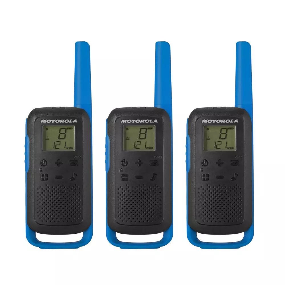 Picture of Motorola Frs MOT-T270TP T270Tp Talkabout 2-Way Radio&#44; Black & Blue - Pack of 3