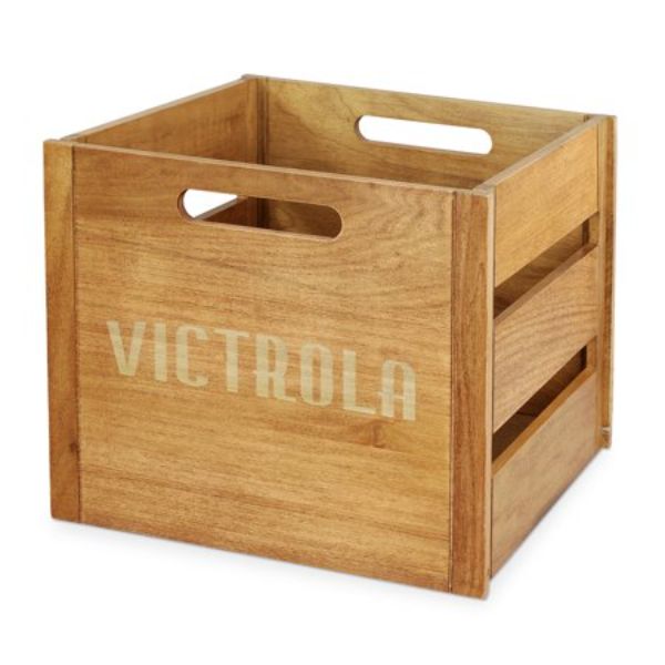 Picture of Innovative Technology INN-VA-20 Victrola Wooden Record & Vinyl Crate