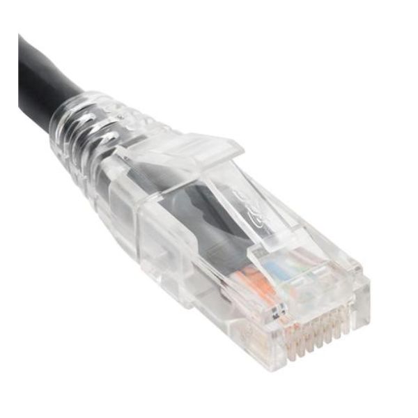 10 ft. Patch Cord Clear Boot, Blue