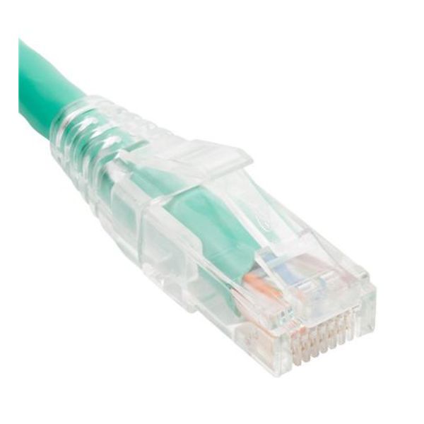 3 ft. Patch Cord Clear Boot, Green