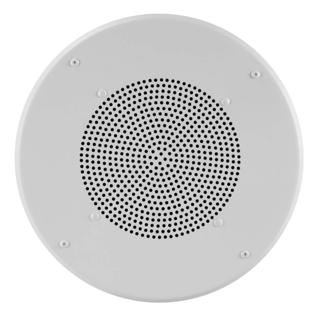 VC-VC-1060A 8 in. Talkback Ceiling Speaker with Volume Control, White