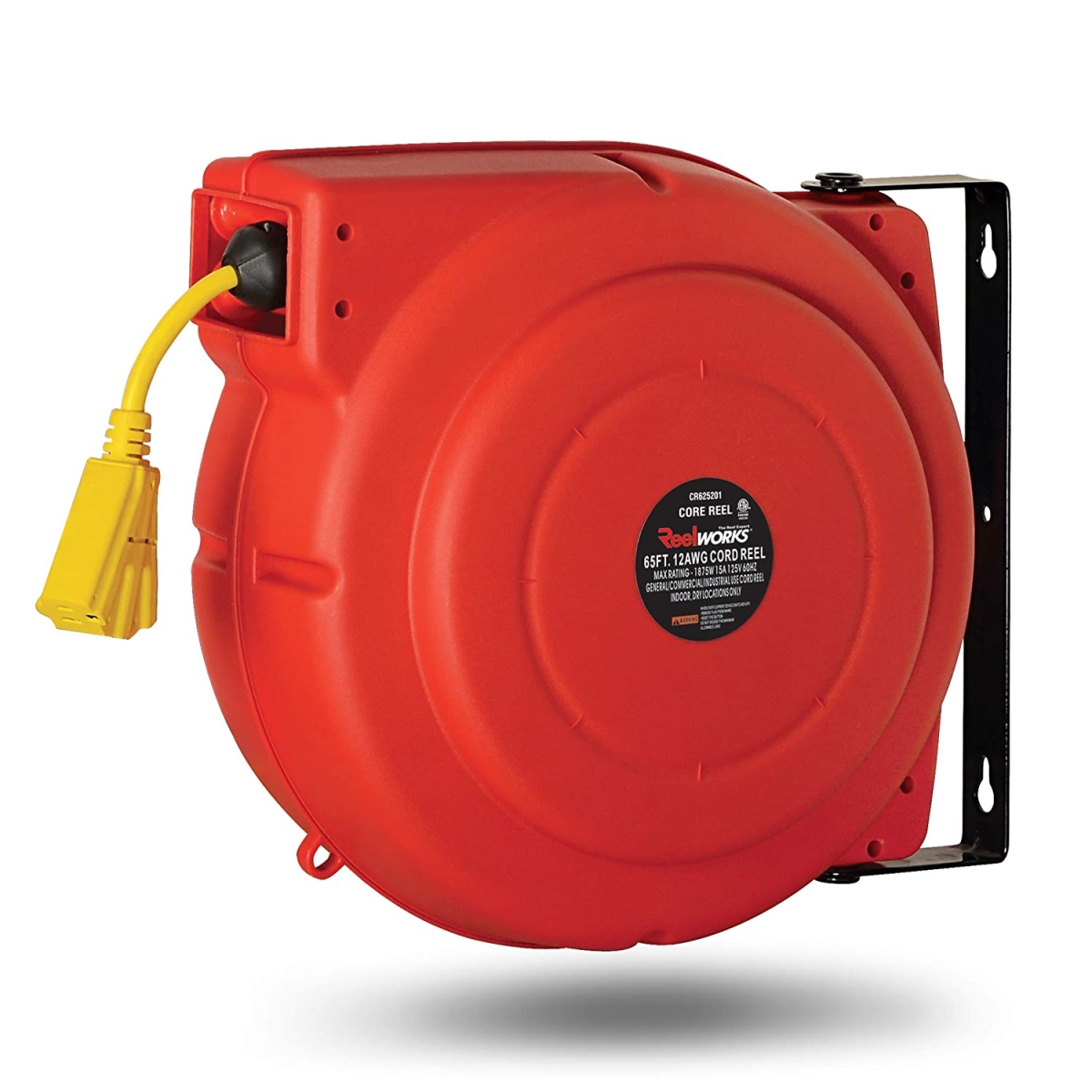 TRI-CR625201S3A 65 ft. Retractable Extension Cord Reel