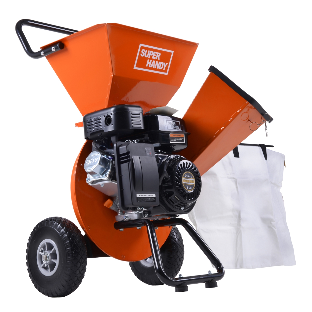 0.7 gal 3-in-1 Engine Displacement Wood Chipper
