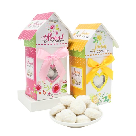 Picture of Too Good Gourmet 101.1409R Watercolor Birdhouses Cookies Gifting Set - Set of 2