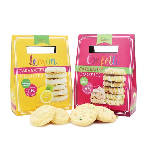 Picture of Too Good Gourmet 102.1127R Springtime Cake Batter Cookies Gifting Set - Set of 2