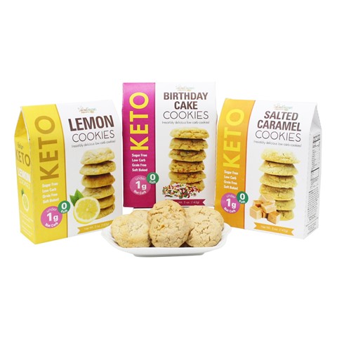 Picture of Too Good Gourmet 102.1131R Limited Edition Spring Keto-Friendly Cookies Sampler Set - Set of 3