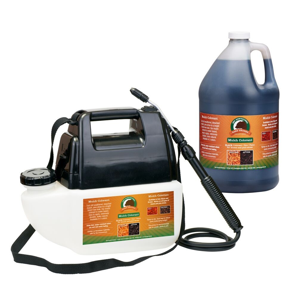 Picture of Bare Ground MCBPS-1BL Just Scentsational Bark Mulch Colorant Preloaded Battery Powered Gallon Sprayer - Black