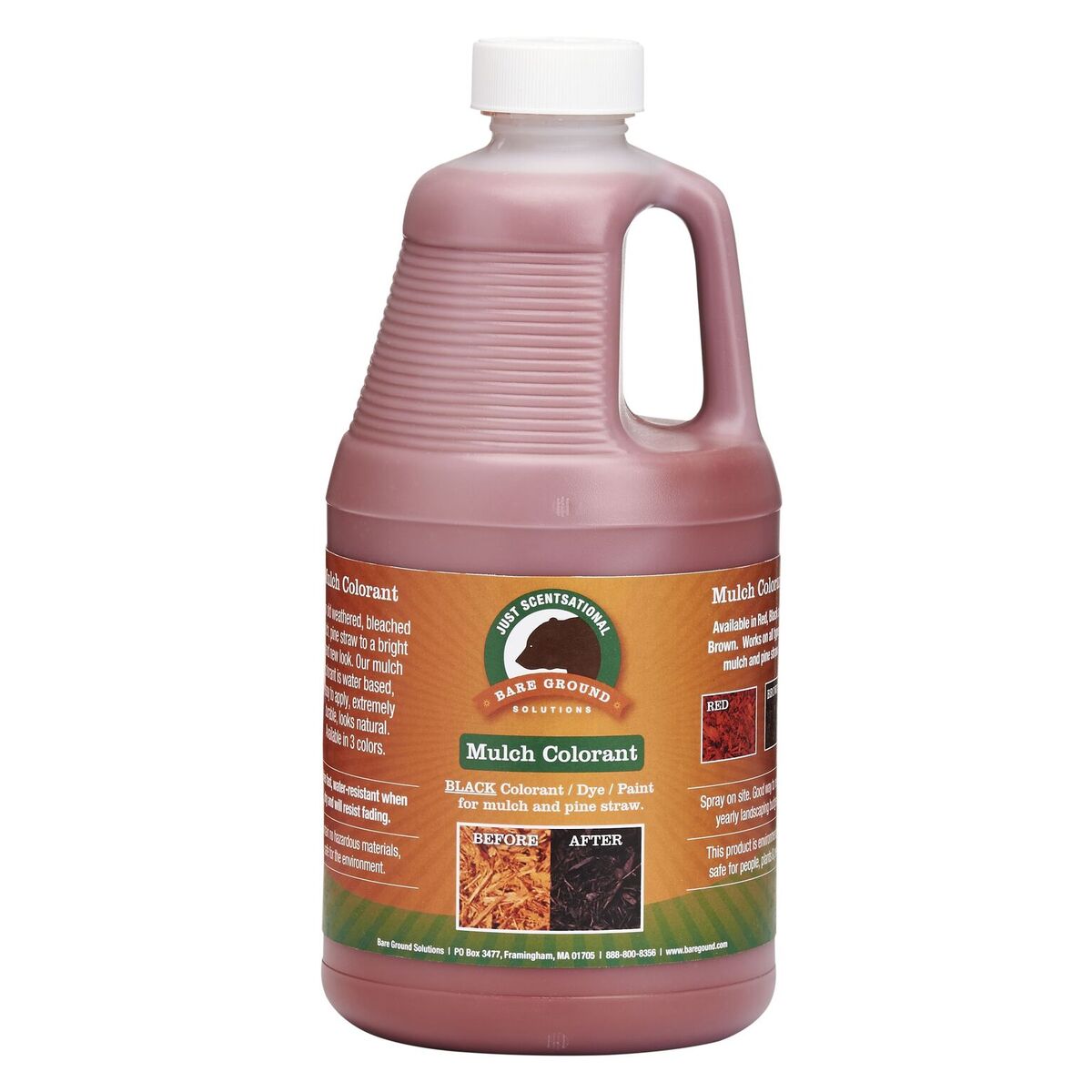 Picture of Bare Ground MC-64R 0.5 gal Just Scentsational Red Bark Mulch Colorant