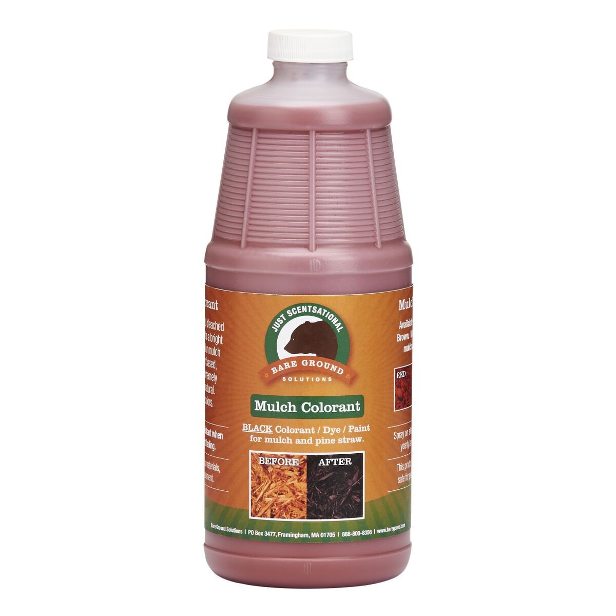 Picture of Bare Ground MCC-32R Just Scentsational Bark Mulch Colorant Concentrate Quart - Red
