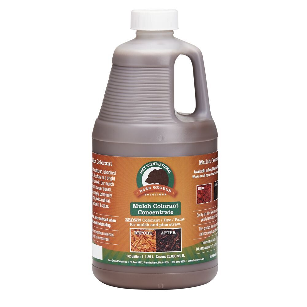 Picture of Bare Ground MCC-64BRN 0.5 gal Just Scentsational Brown Bark Mulch Colorant Concentrate - Half Gallon