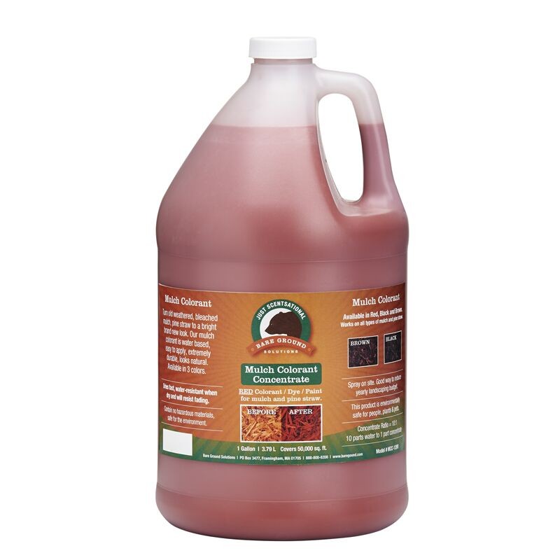 Picture of Bare Ground MCC-128R Just Scentsational Bark Mulch Colorant Concentrate Gallon - Red