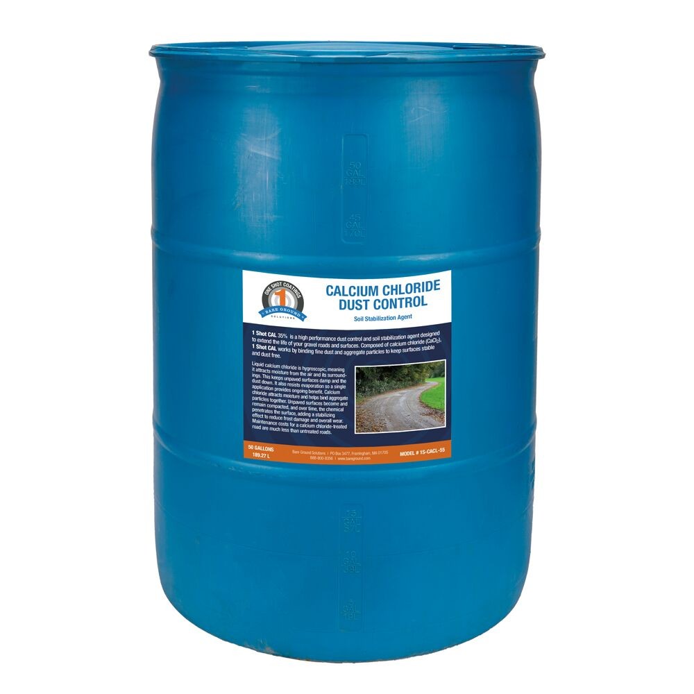 30 gal One Shot Drum of Calcium Chloride Dust Control