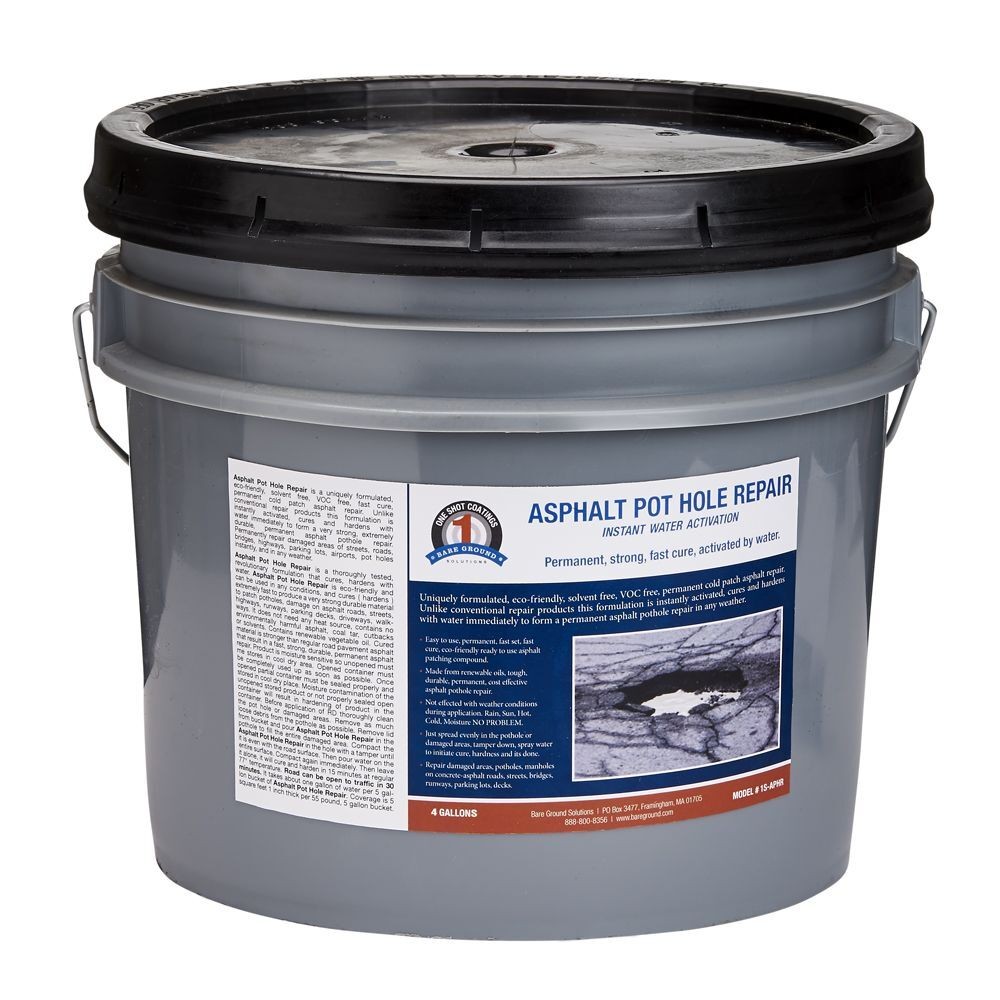 Picture of Bare Ground 1S-APHR 4 gal One Shot Asphalt Pot Hole Repair Bucket